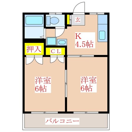 シャラぽわの物件間取画像